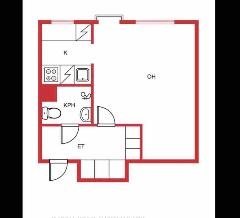 Appartement Yksio Kilometri Jokirannasta Forilta à Turku Extérieur photo
